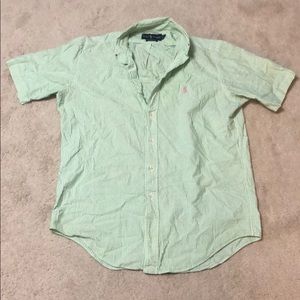 Short Sleeve Casual Button Down